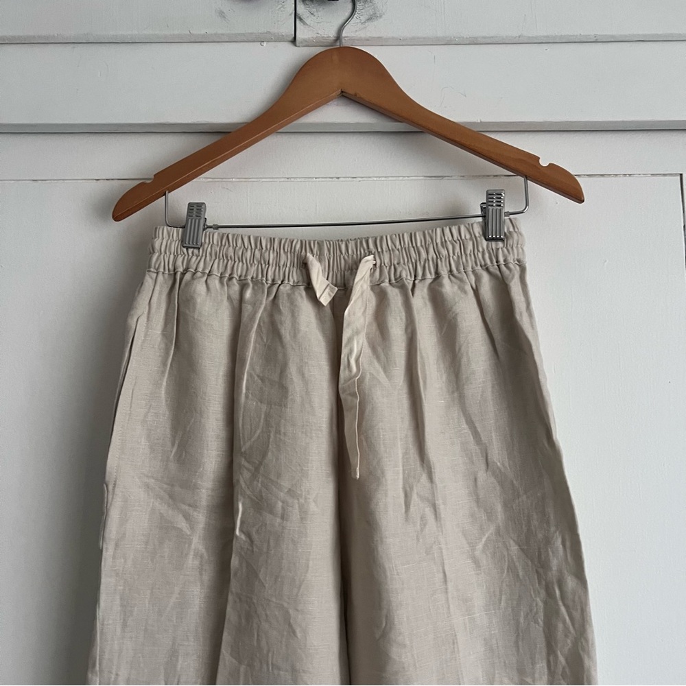 Reserved for @valleypoppy16 — Women's Beige Wide-Leg Pants - Picture 5 of 6